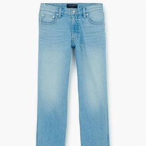 Lucky Brand Mid Rise Authentic Straight Crop jeans